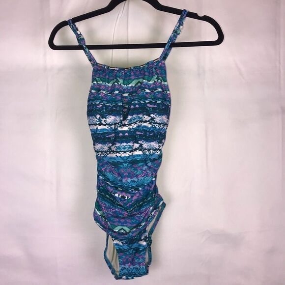 Badgley Mischka One Piece Bathing Suit - Picture 1 of 9